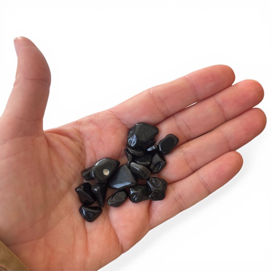 Pietre burattate Mini Ossidiana Nera 100 g