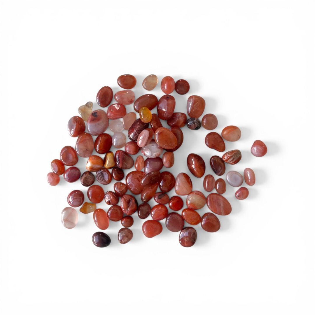 Pietre burattate Mini Corniola 100 g