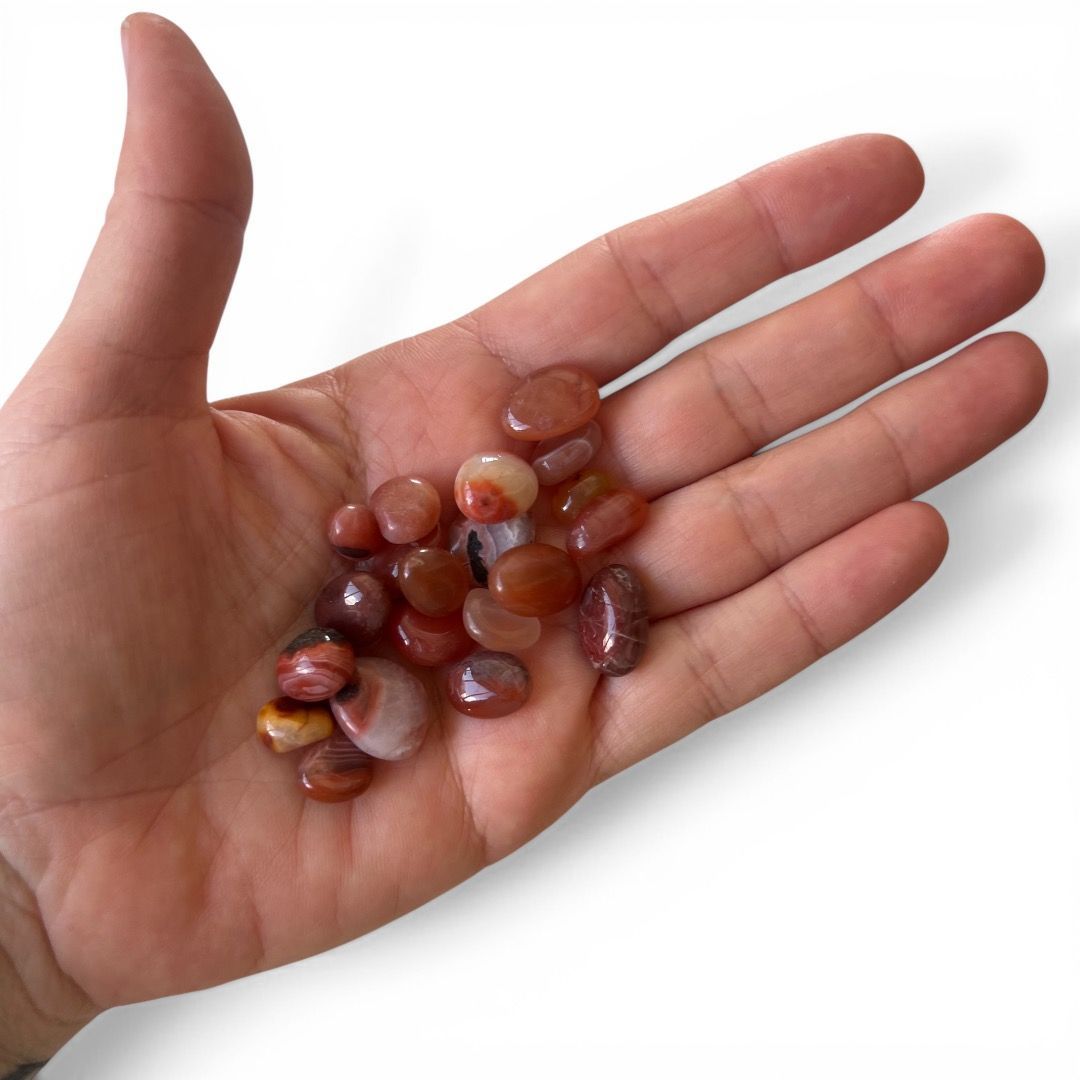 Pietre burattate Mini Corniola 100 g