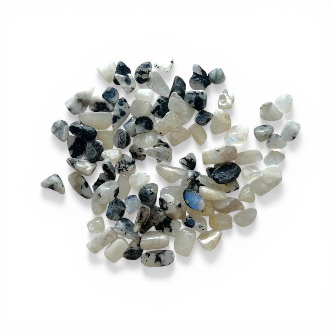 Pietre burattate Mini Pietra di Luna Bianca 100 g