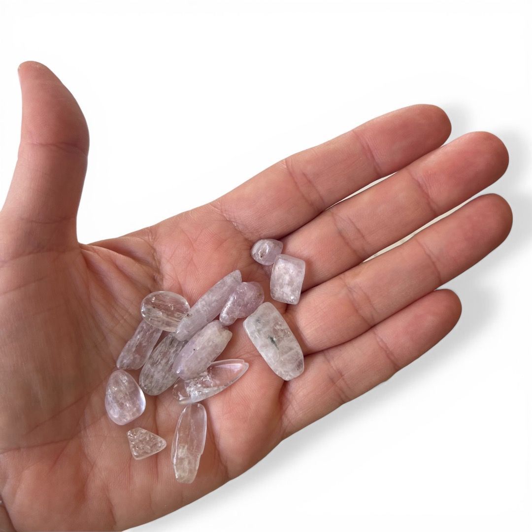 Pietre burattate Mini Kunzite 100 g