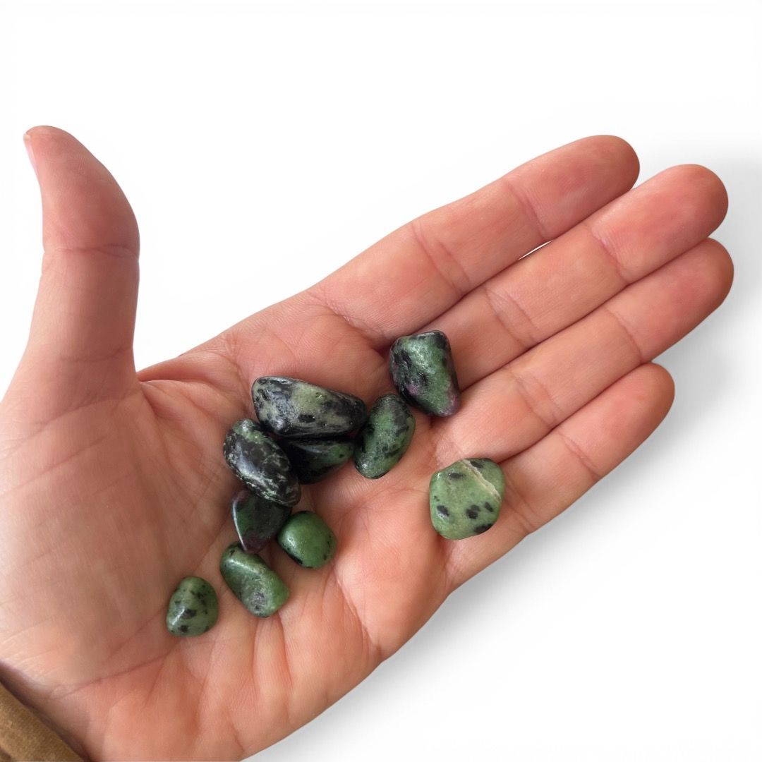 Pietre burattate Mini Zoisite Rubino 100 g