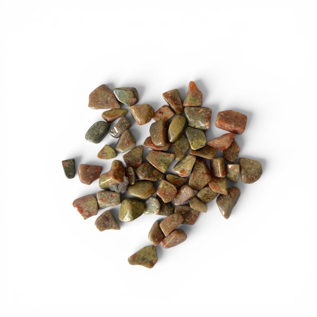 Pietre burattate Mini Unakite 100 g