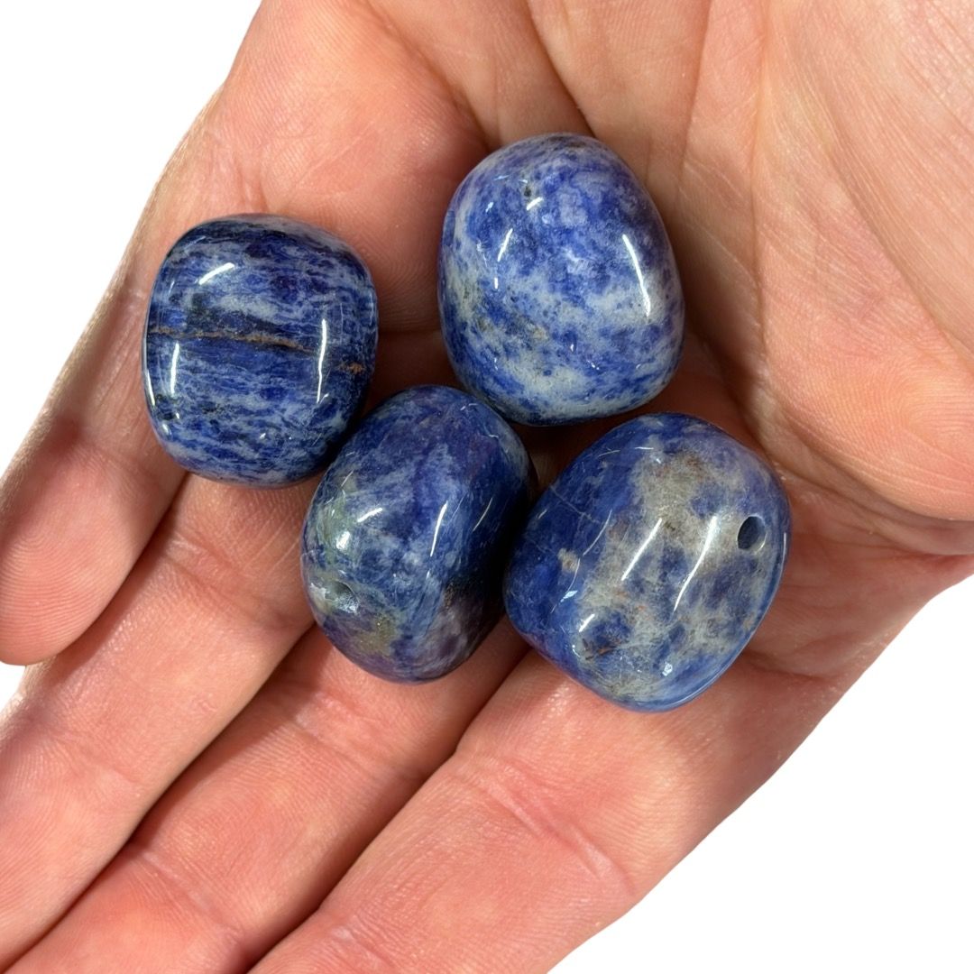 Pietra Burattata Forata Sodalite