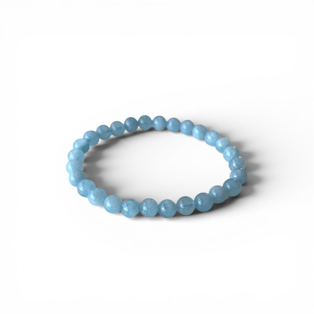Bracciale Cristalloterapeutico - Acquamarina