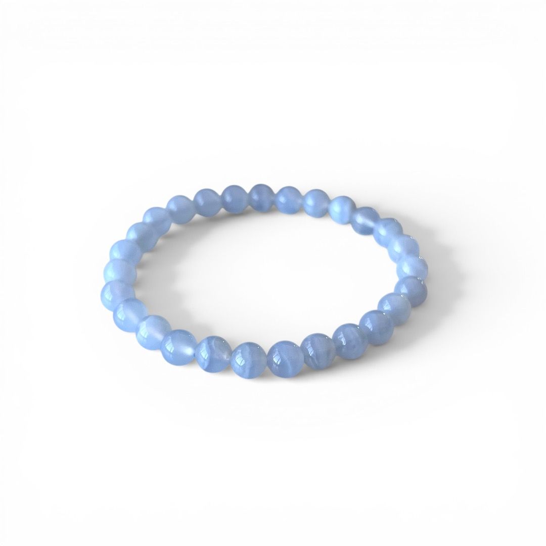 Bracciale Cristalloterapeutico - Calcedonio