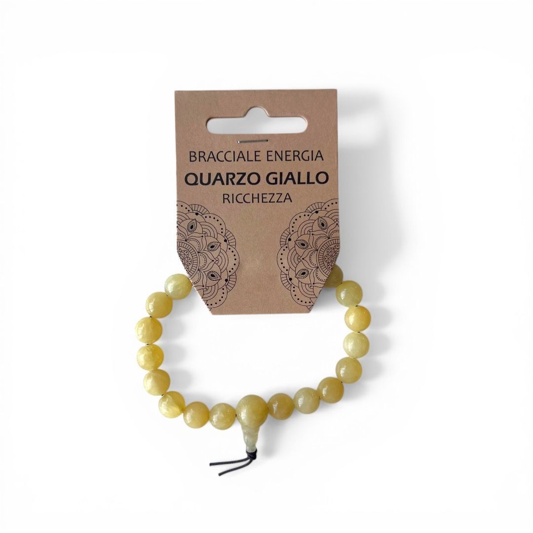 Bracciale Energia Quarzo Giallo