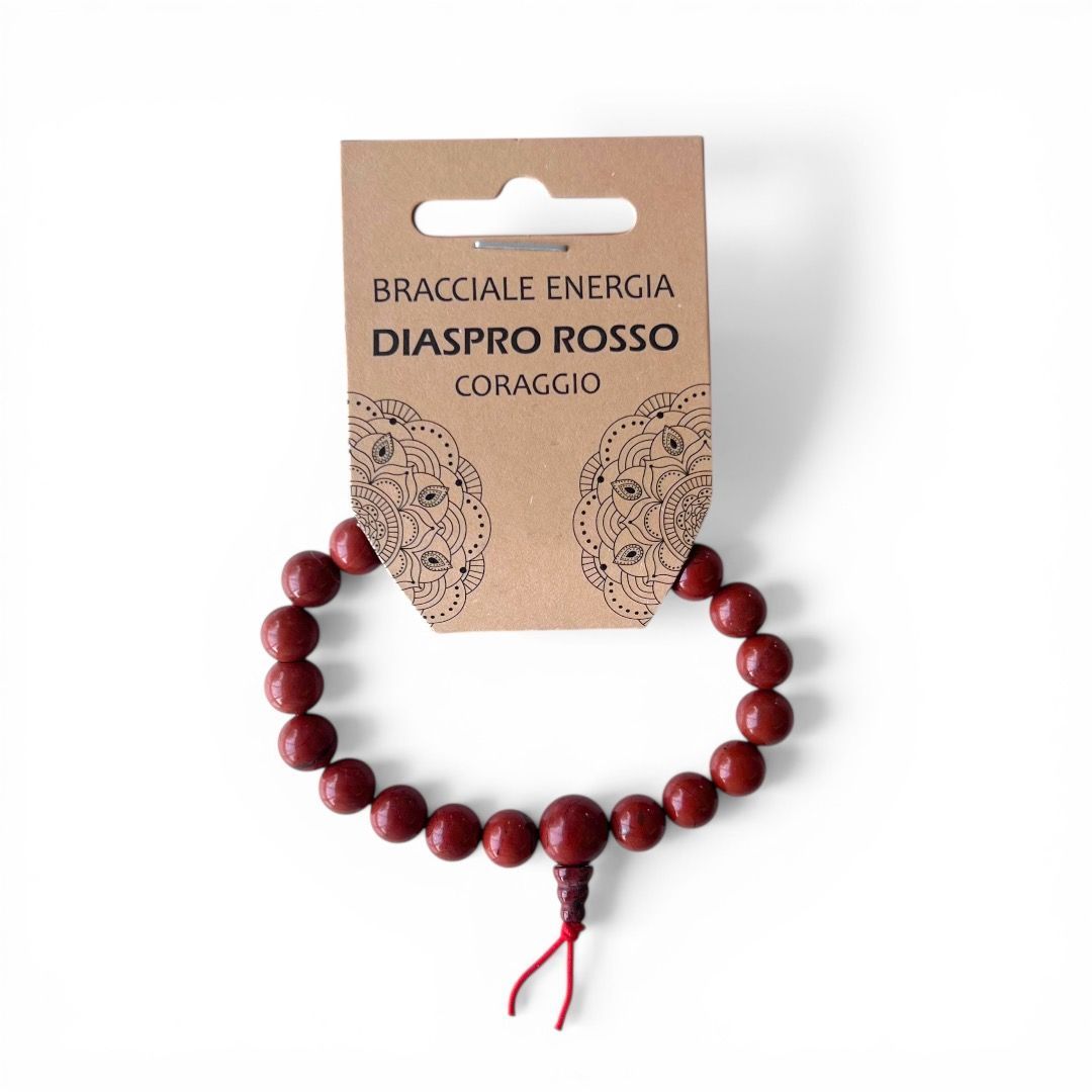 Bracciale Energia Diaspro Rosso