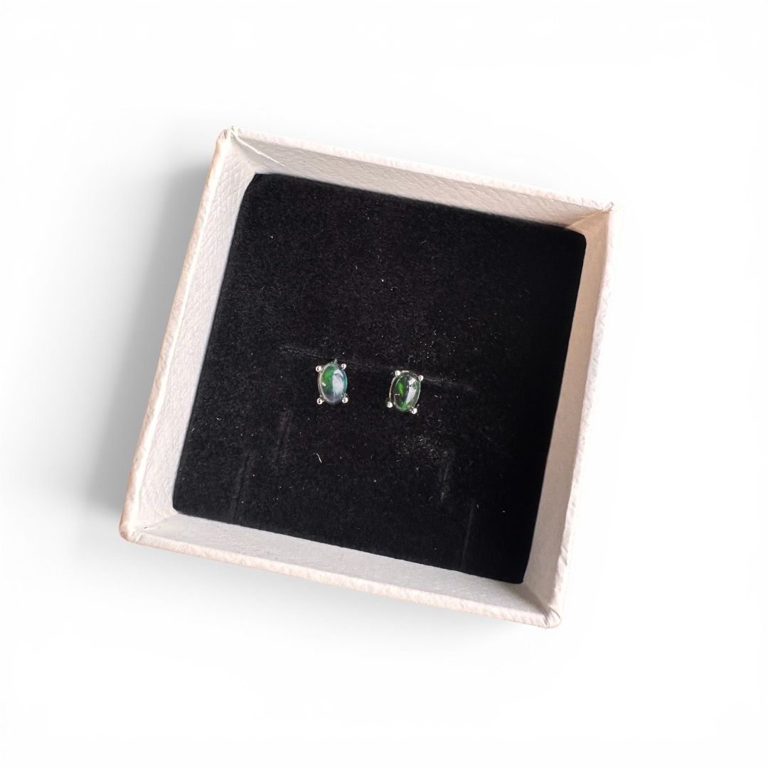 Orecchini in Opale Nero