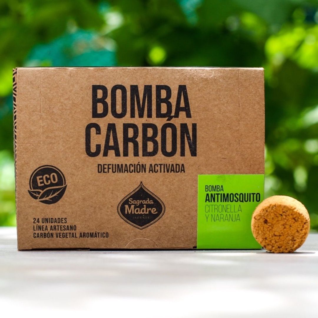 Bomba Carbon Antimosquito - Sagrada Madre