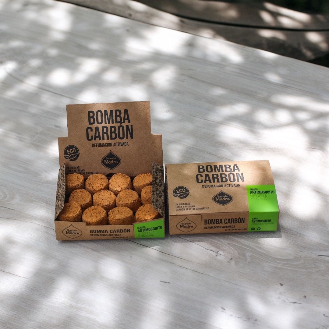 Bomba Carbon Antimosquito - Sagrada Madre