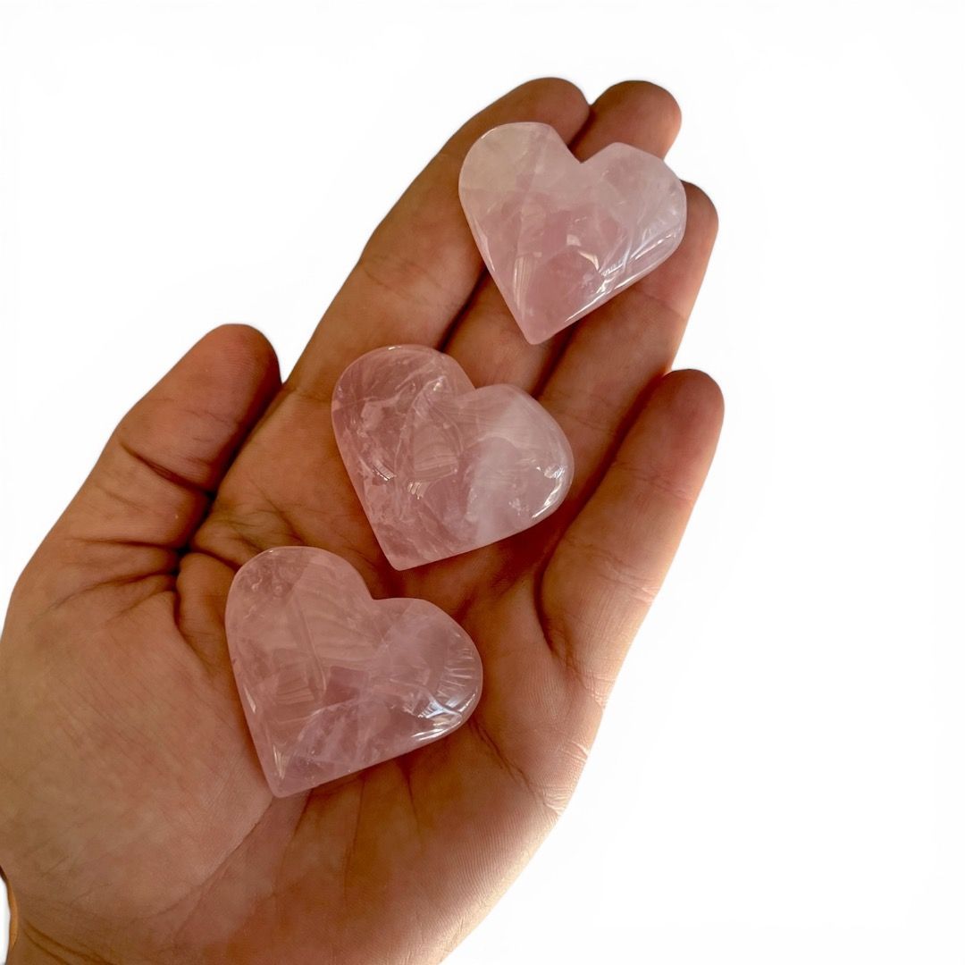 Cuore in Quarzo Rosa