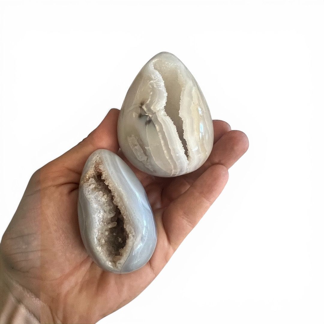 Uovo in Agata con geode
