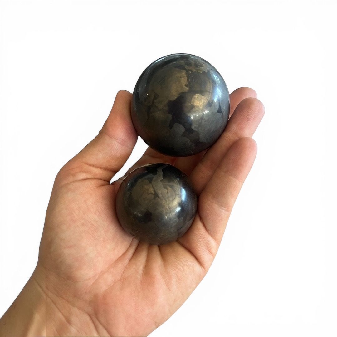 Sfera di Pirite Scura