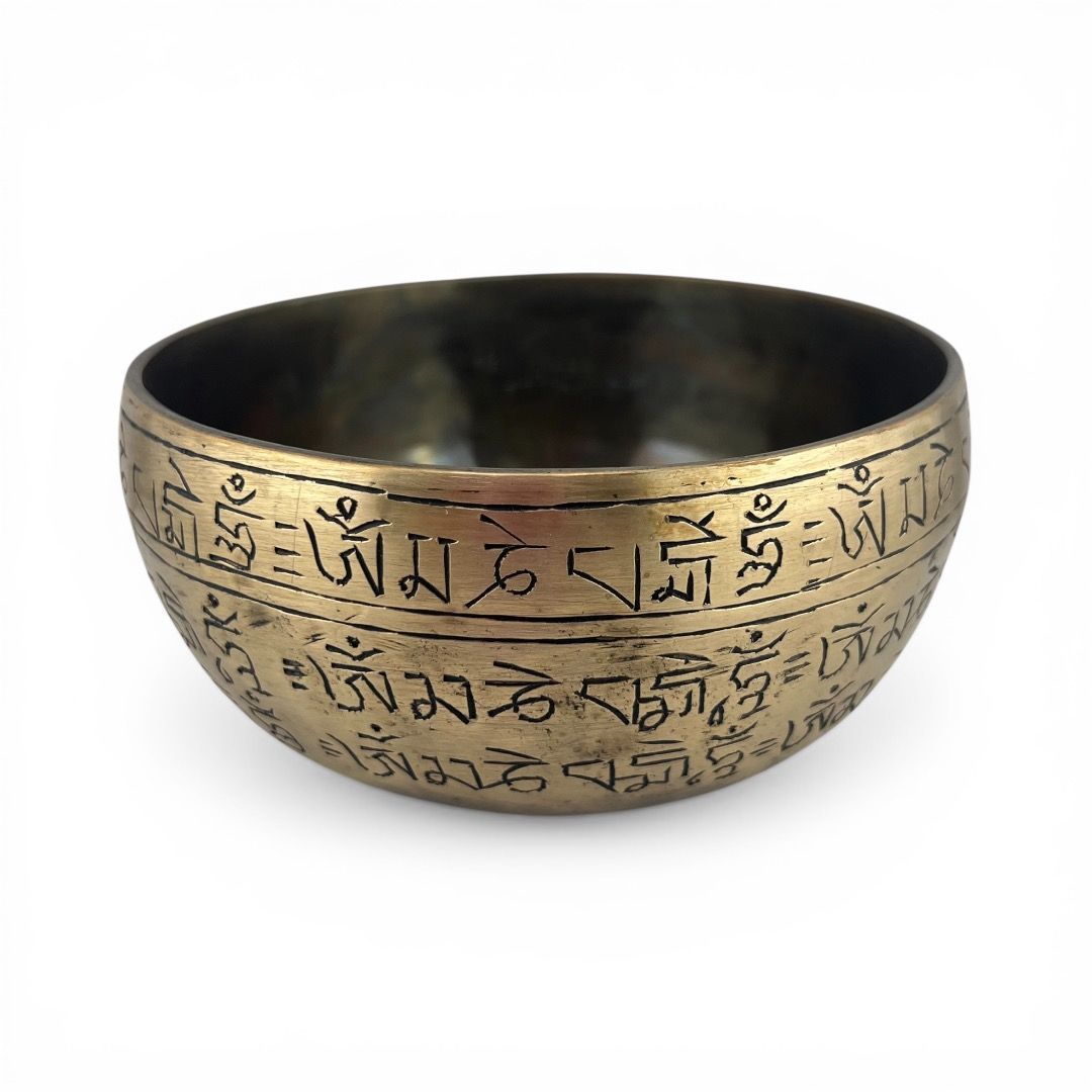 Campana Tibetana Om Mani Padme Hum