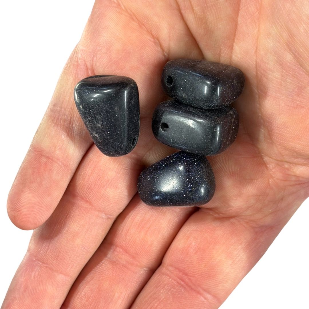 Pietra Burattata Forata Sabbia Blu