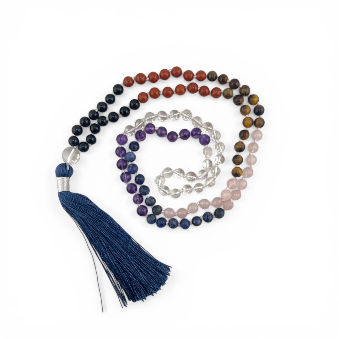 Mala con le 7 pietre dei Chakra