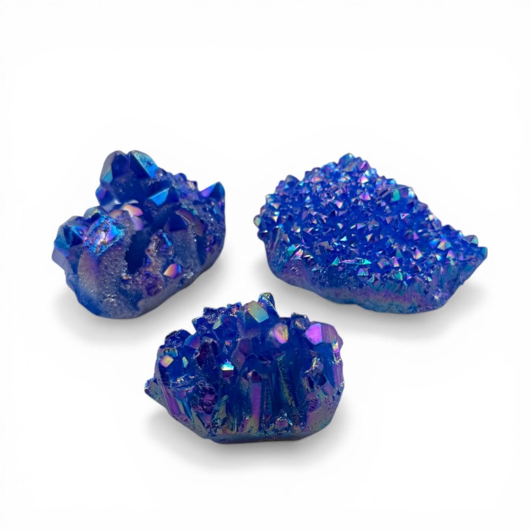 Drusa Quarzo Aura Blu