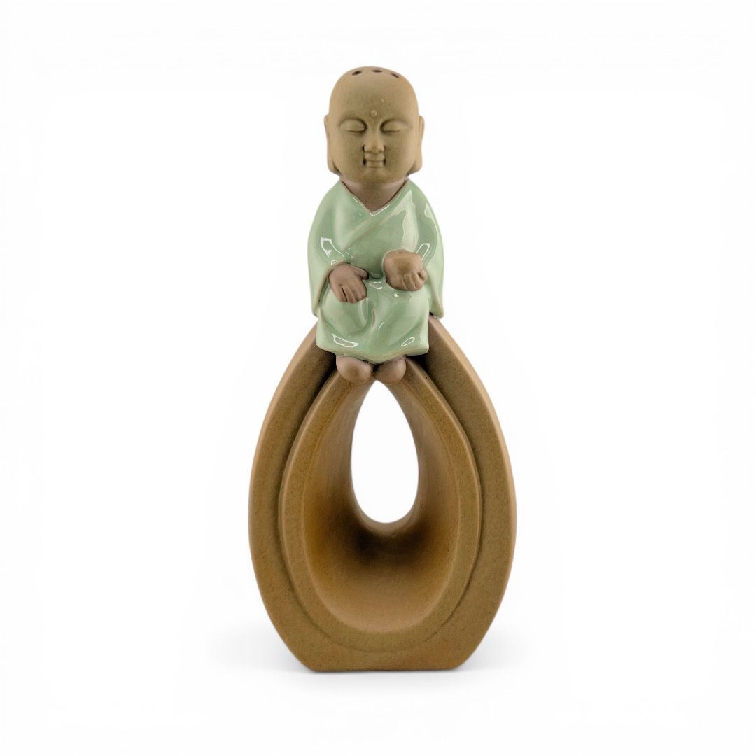 Brucia incenso Cascata di Fumo Monaco Tibetano