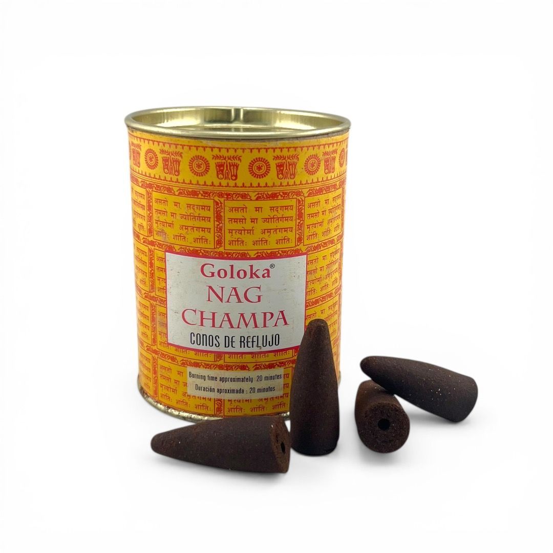 Incenso in coni back flow Goloka - Nag champa