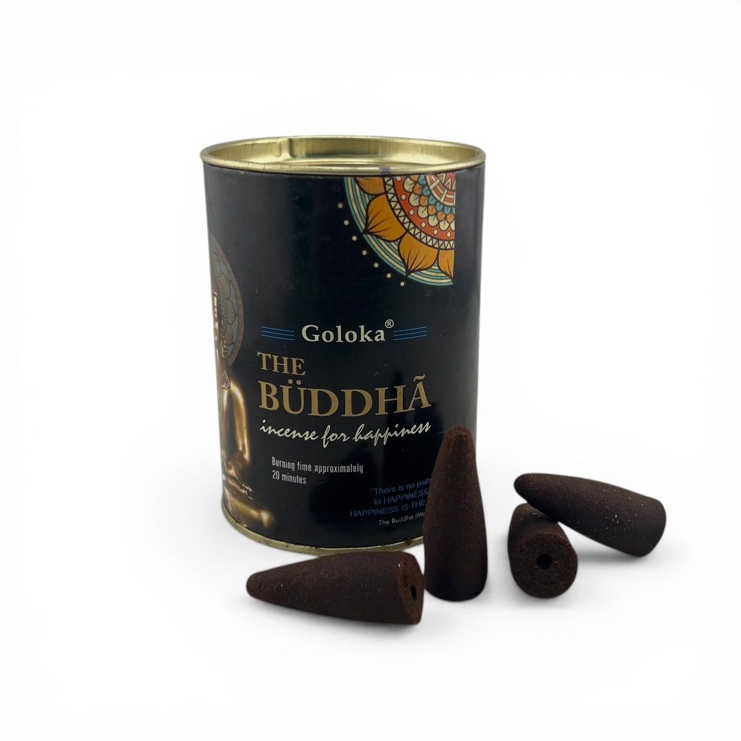 Incenso in coni back flow Goloka - Il Buddha