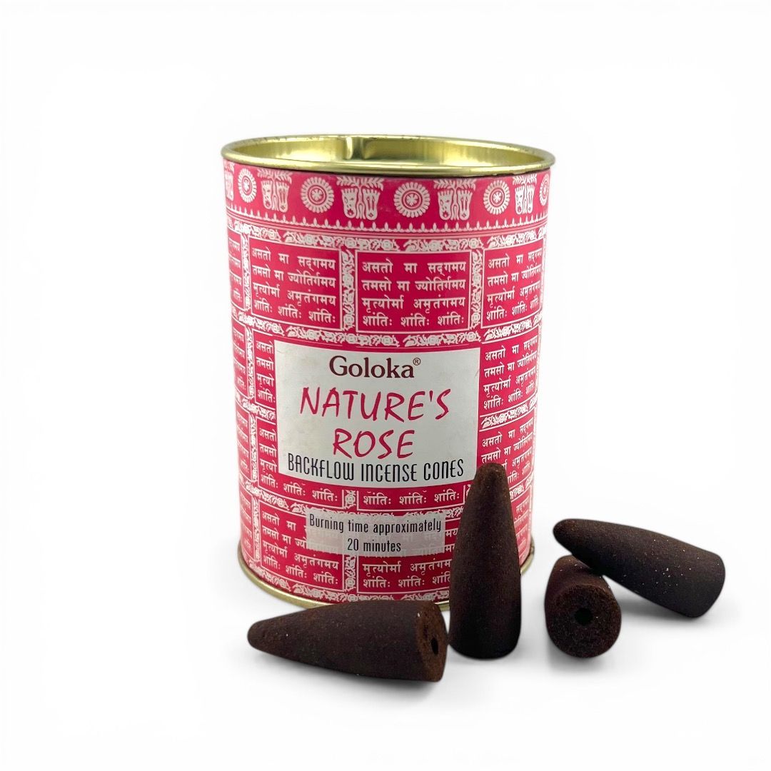 Incenso in coni back flow Goloka - Rosa