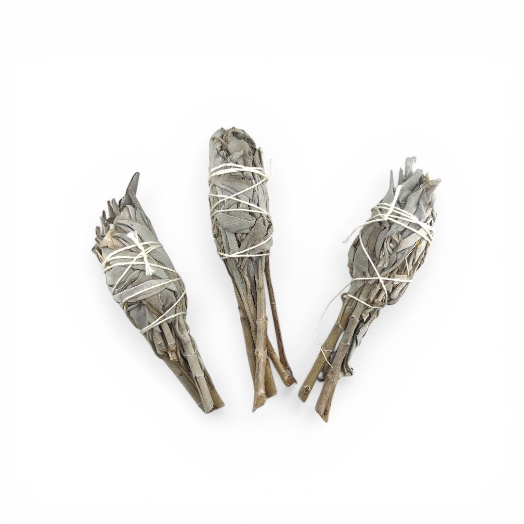 Confezione con 3 Smudge di Salvia Bianca