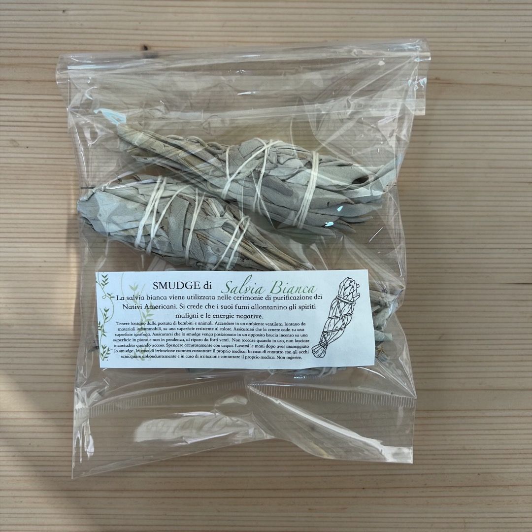 Confezione con 3 Smudge di Salvia Bianca