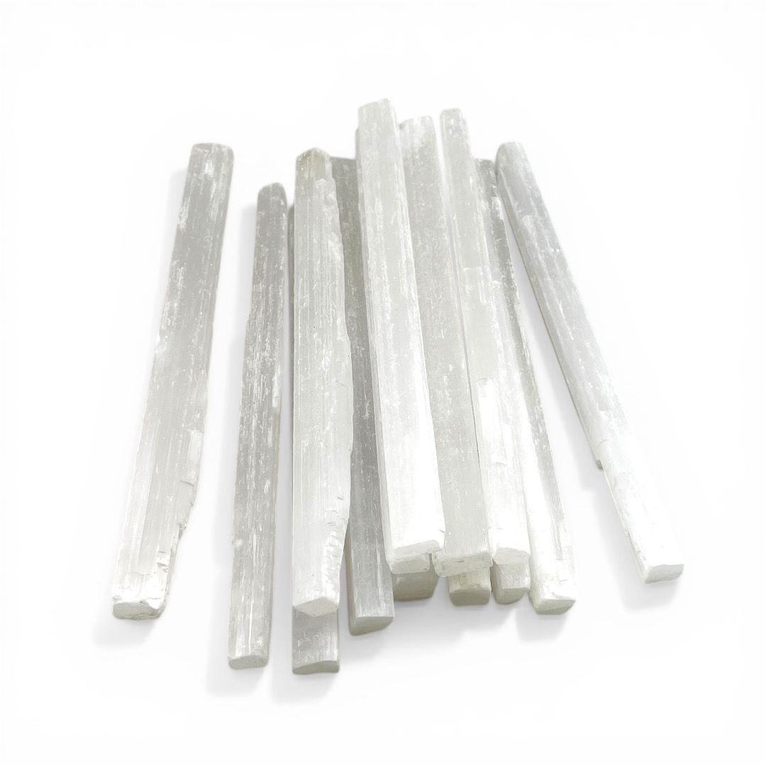 Bastoncini Semilevigati in Selenite da 20 cm