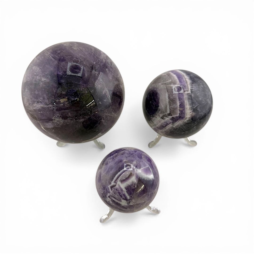 Sfera in Ametista Dogtooth