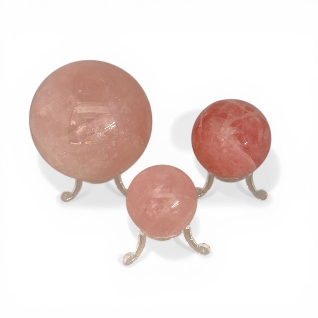 Sfera di Quarzo Rosa