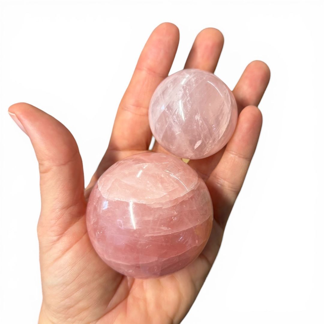 Sfera di Quarzo Rosa