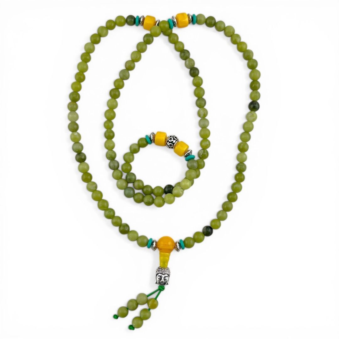 Mala in Pietre Semipreziose - Giada Verde