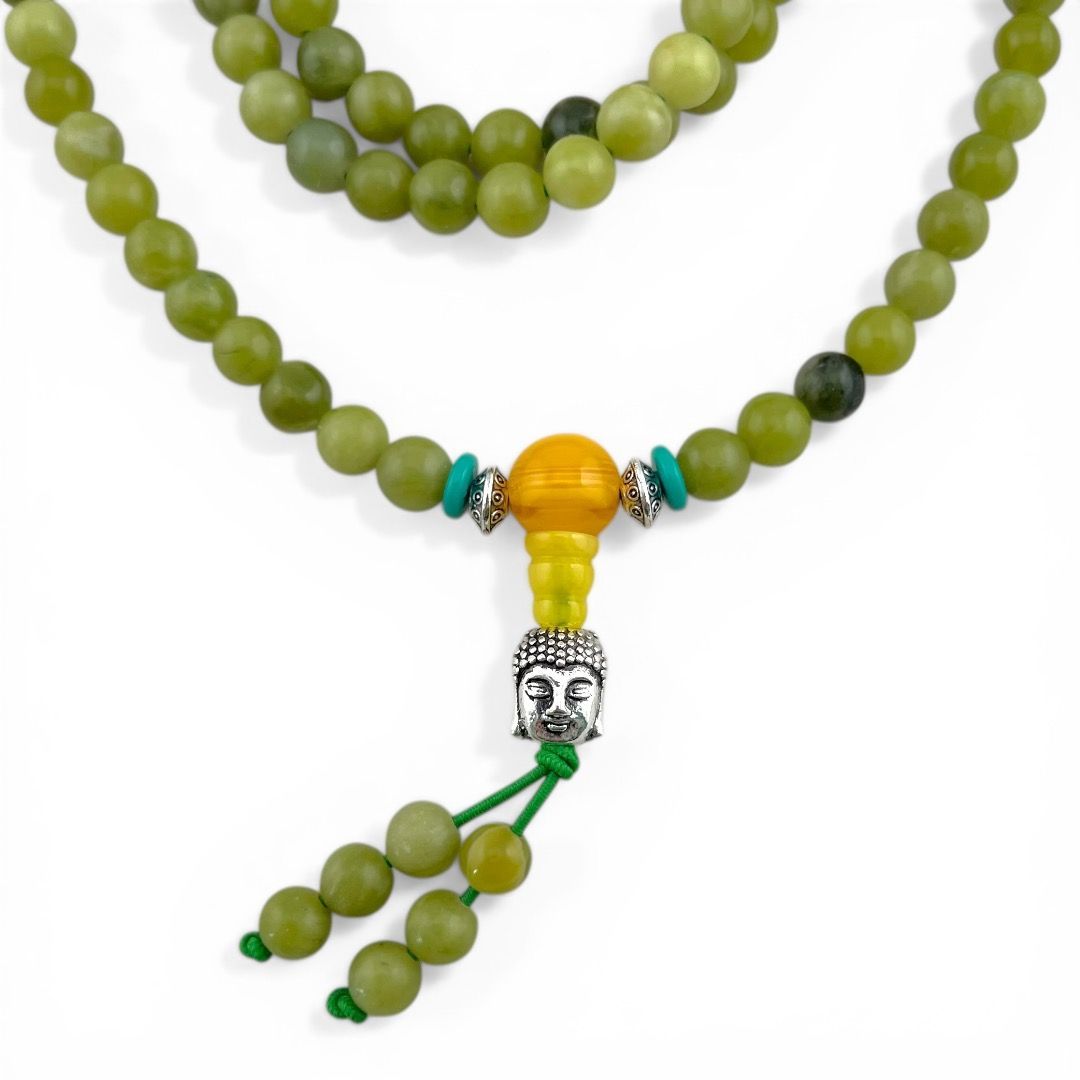 Mala in Pietre Semipreziose - Giada Verde