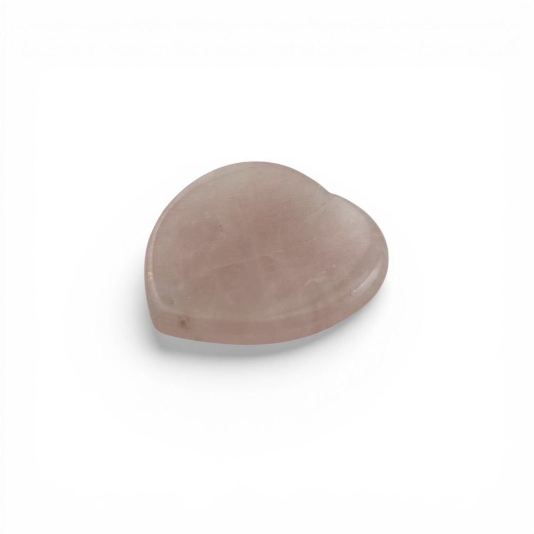 Worry Stone Cuore Quarzo Rosa