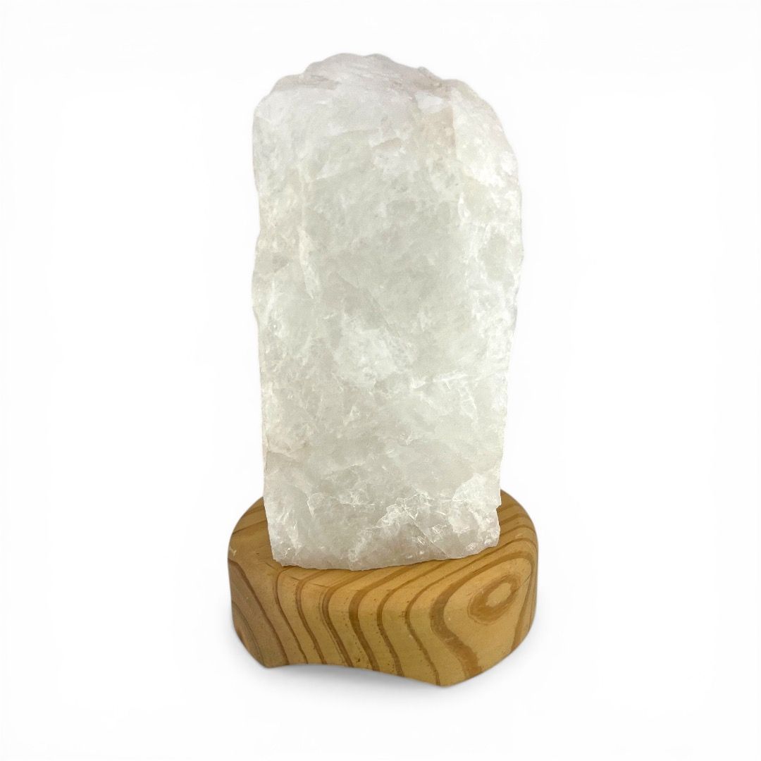 Lampada in Cristallo di Rocca grezzo