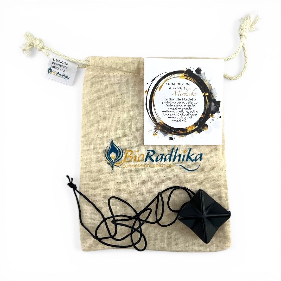 Pendente Shungite Merkaba