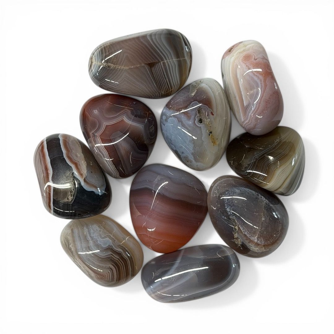 Pietra burattata Agata del Botswana