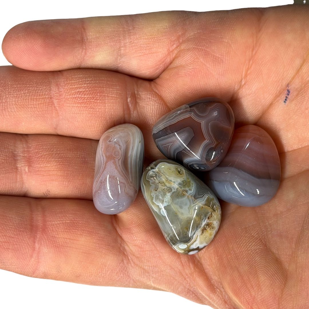 Pietra burattata Agata del Botswana