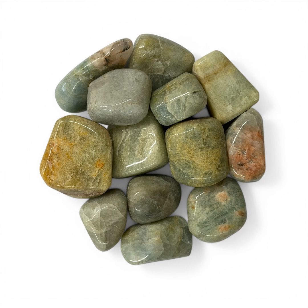 Pietra burattata Acquamarina