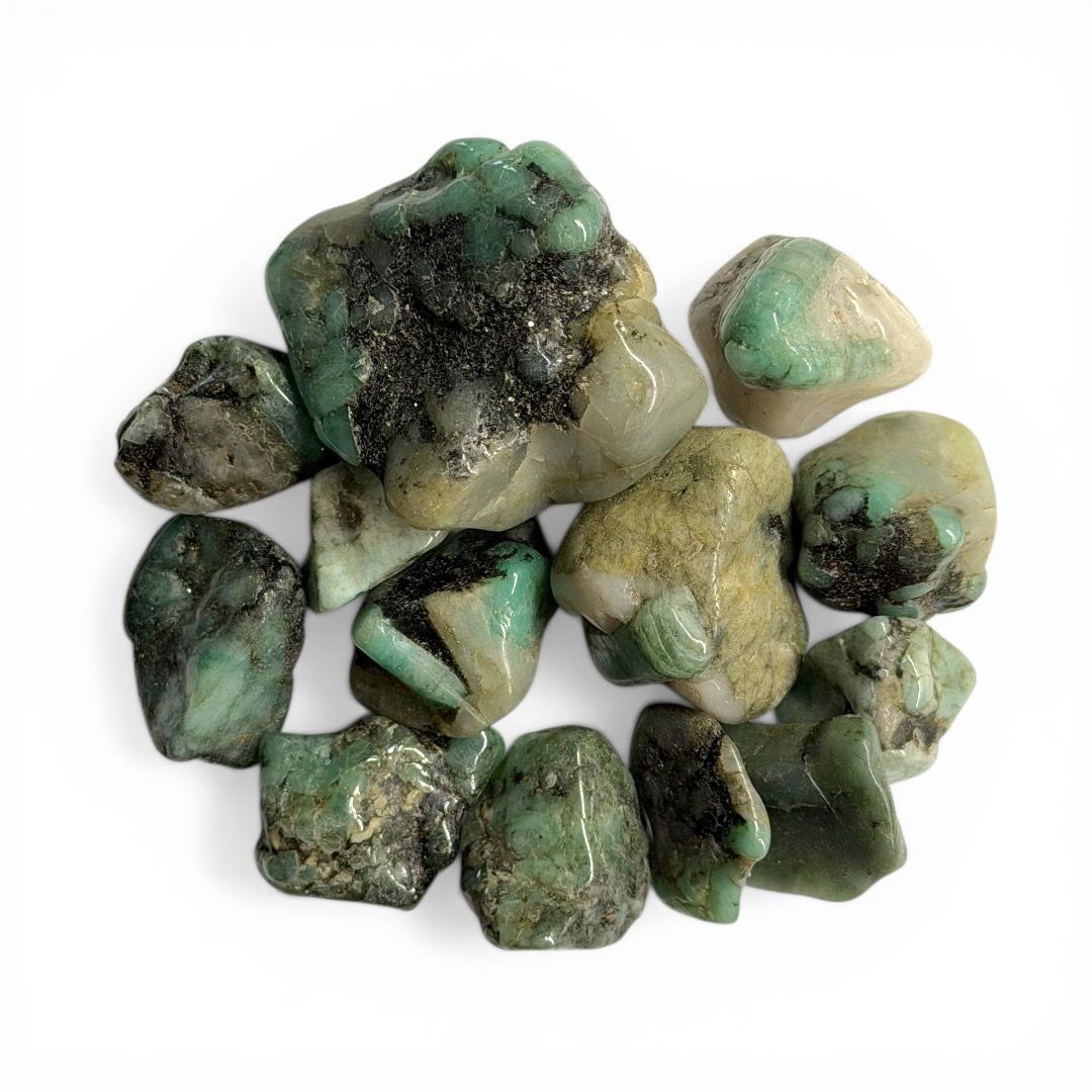 Pietre burattate Smeraldo 100 g