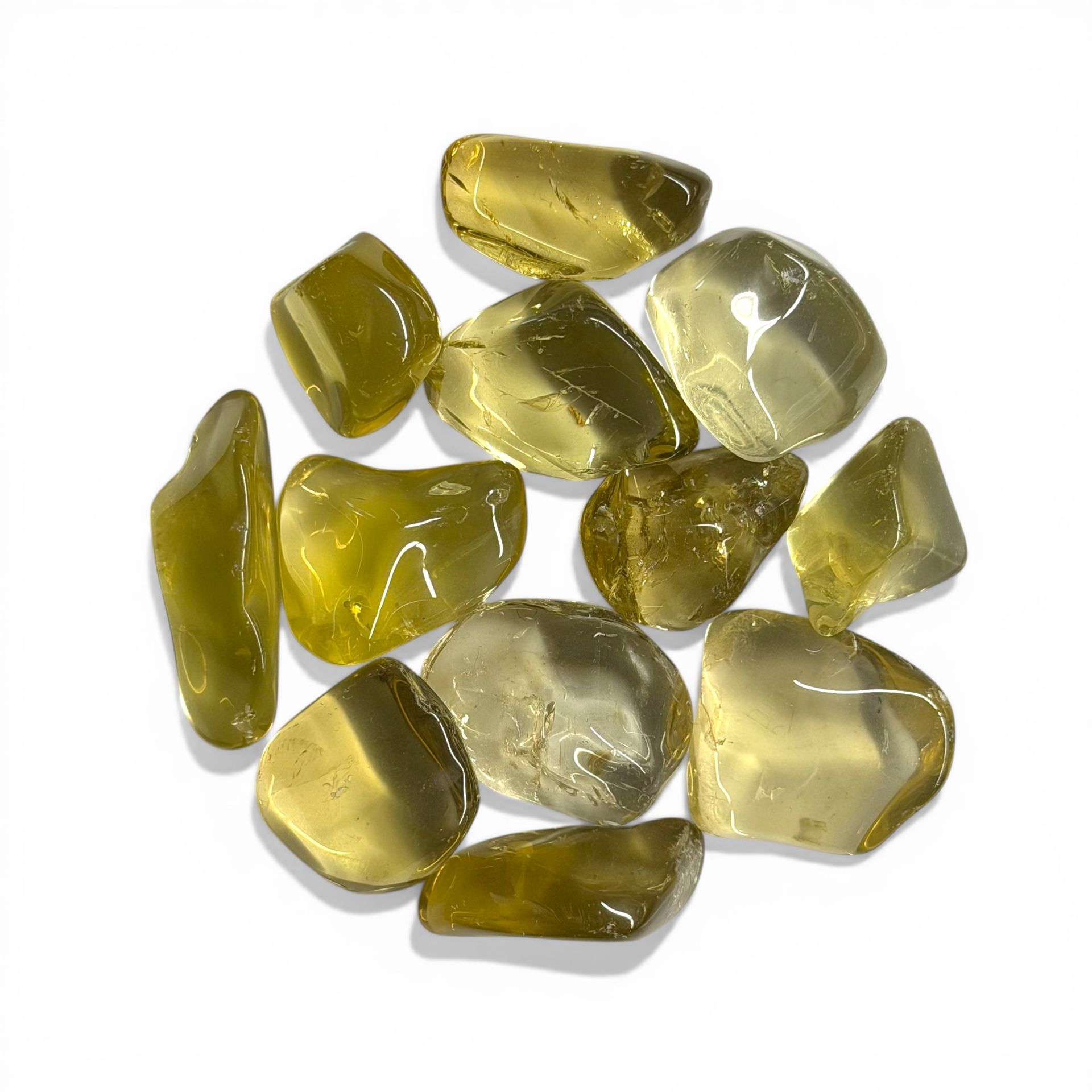Pietre burattate Citrino Naturale Brasiliano QA 100 g