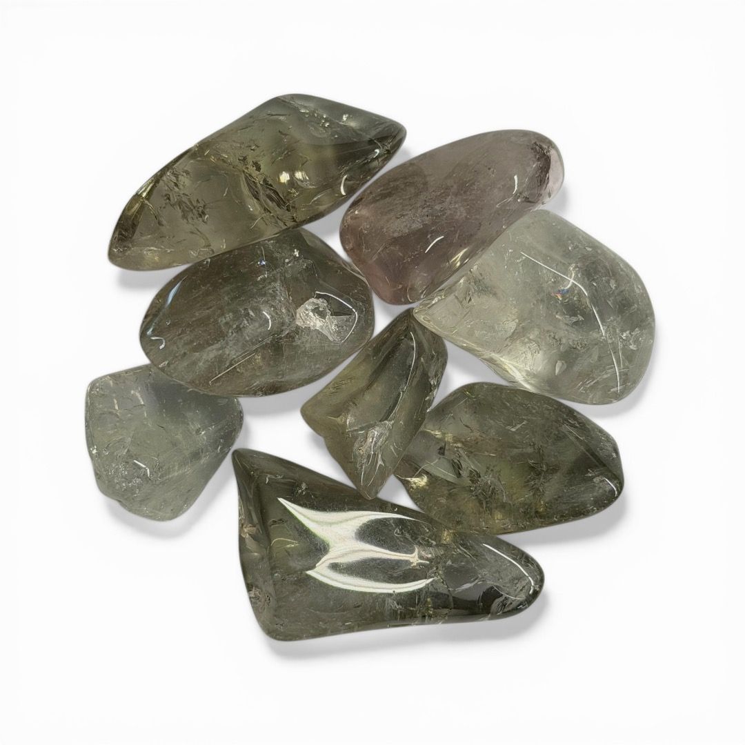 Pietre burattate Prasiolite Brasiliana 100 g