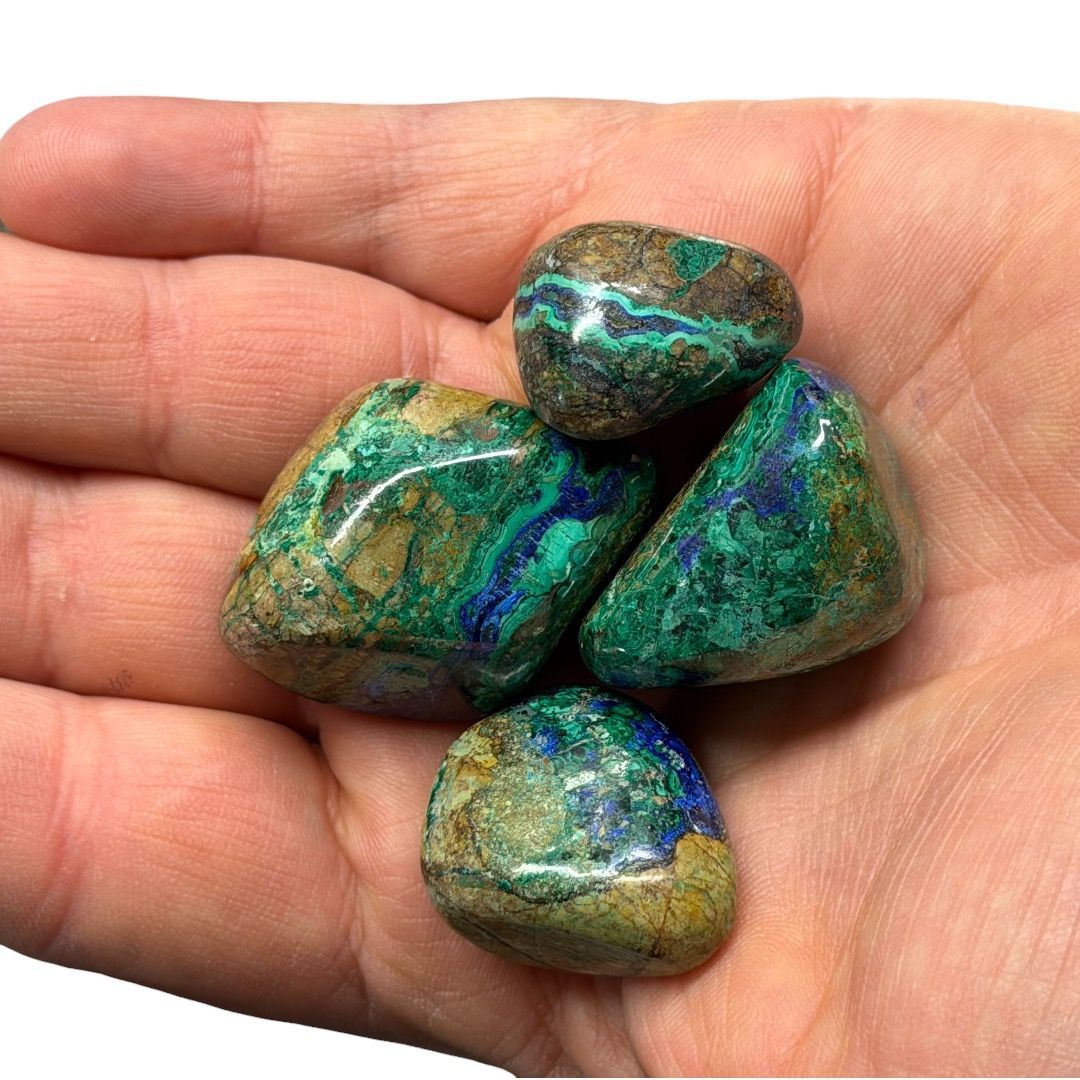 Pietre burattate Azzurrite Malachite