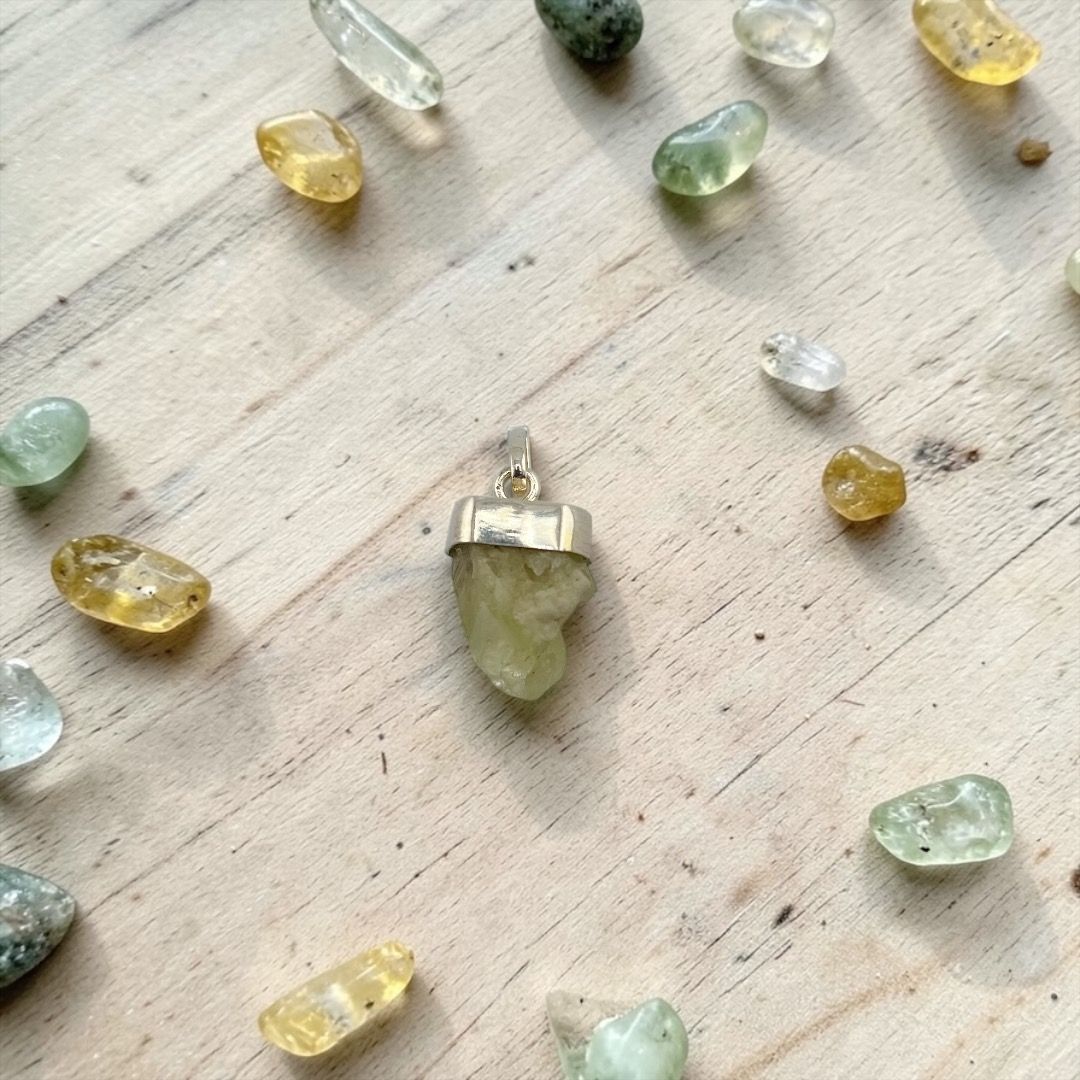 Pendente Brasilianite in Argento