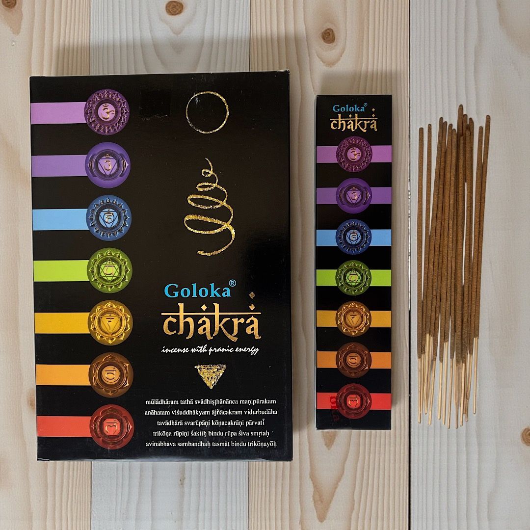Incenso stick Black Goloka - Chakra