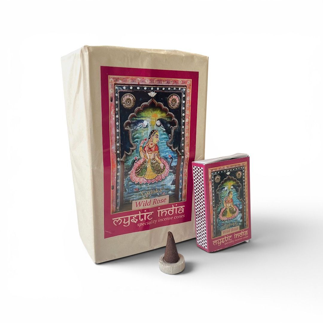 Incenso in coni Mystic India Goloka - Rosa