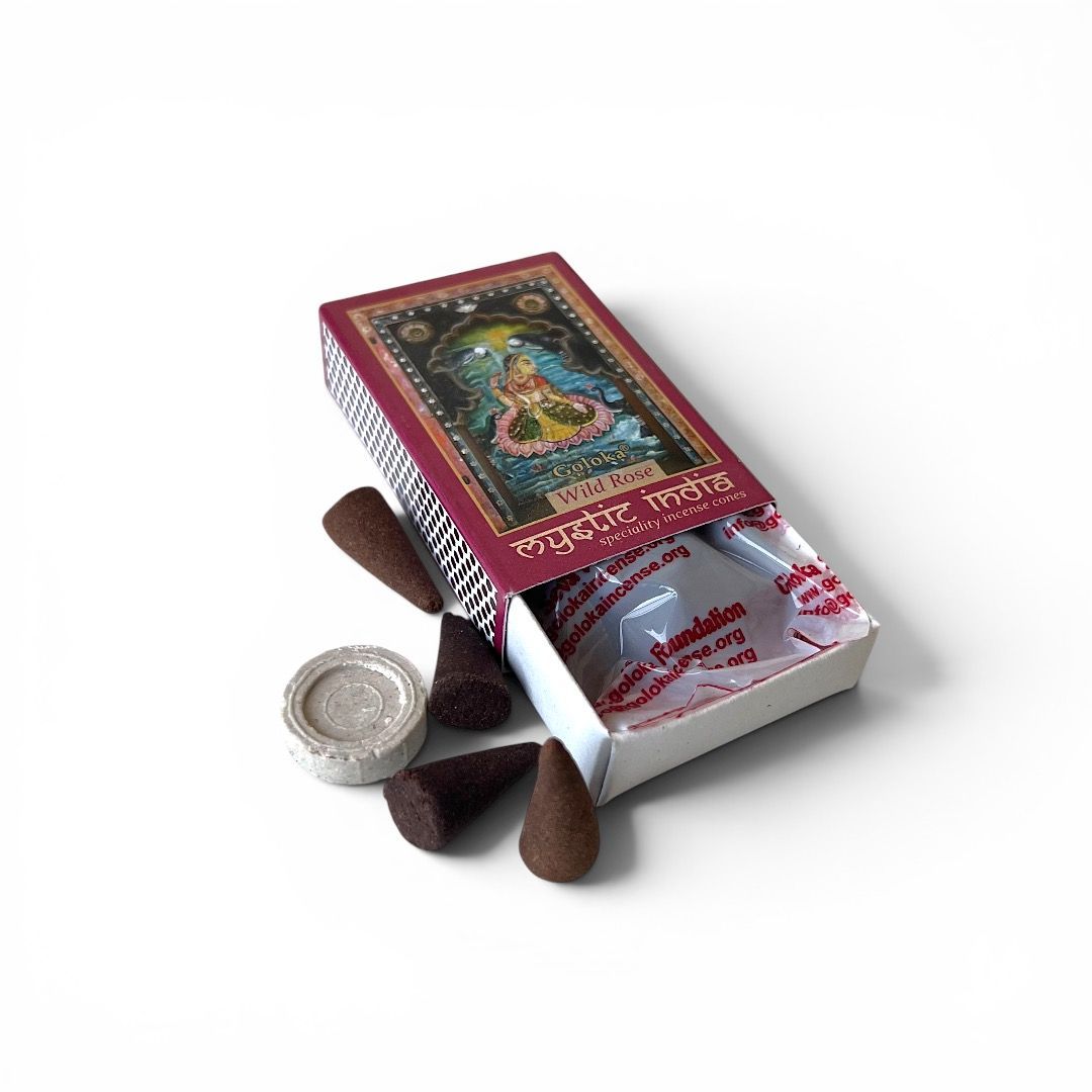 Incenso in coni Mystic India Goloka - Rosa
