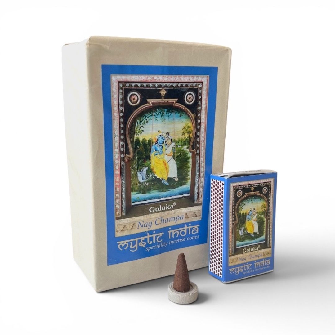 Incenso in coni Mystic India Goloka - Nag Champa