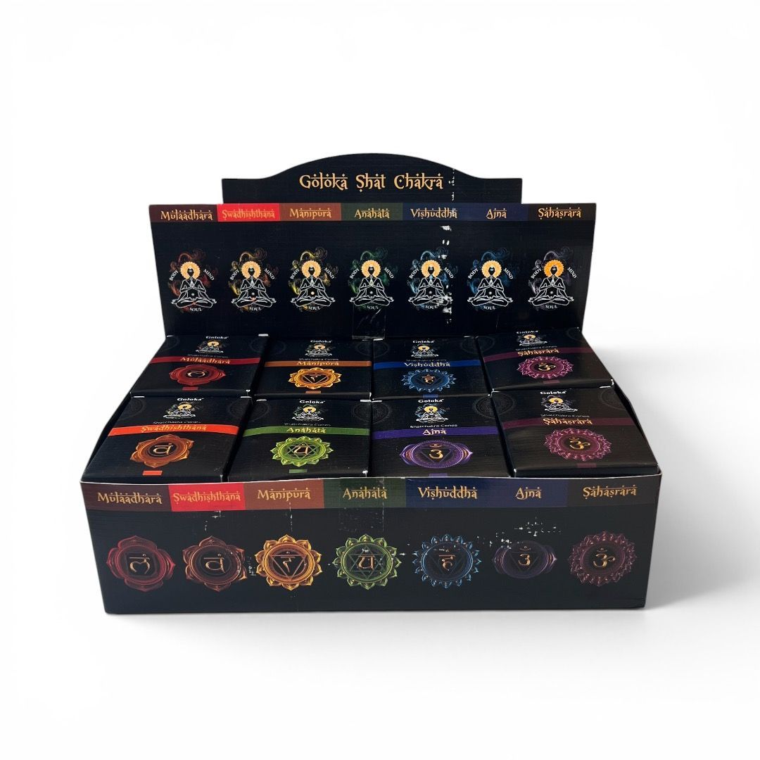 Espositore Incenso in coni Goloka 7 Chakra